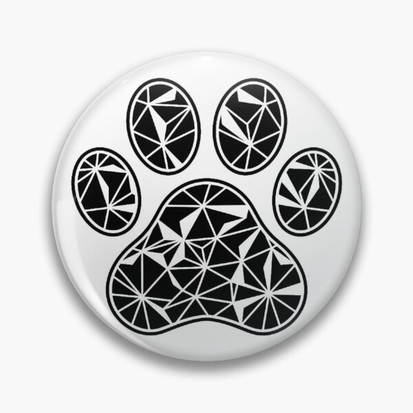 Item preview, Geometric Diamond Dog Paw Print - Simplicity Collection designed and sold by Goodthingstree.