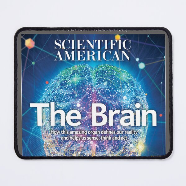 Item preview, Scientific American Magazine Cover Fan Art Original Custom Vintage Science Physics Biology Poster Wall Art Tee Design designed and sold by Cool Robot Bro..