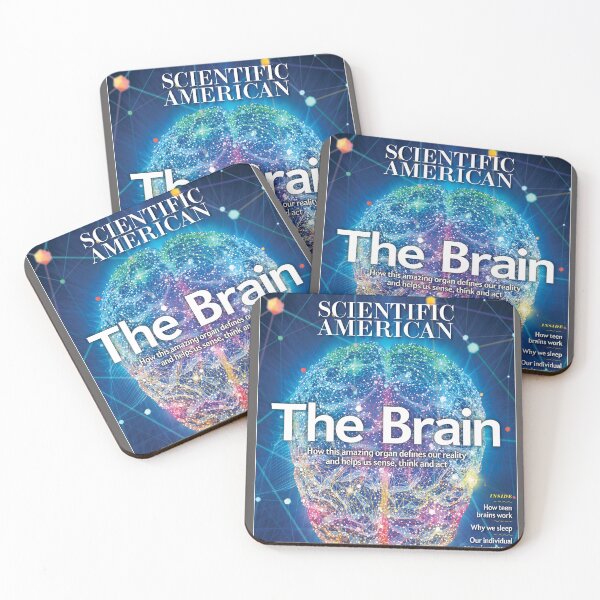 Item preview, Scientific American Magazine Cover Fan Art Original Custom Vintage Science Physics Biology Poster Wall Art Tee Design designed and sold by Cool Robot Bro..