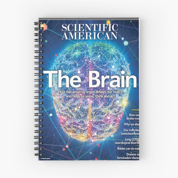 Item preview, Scientific American Magazine Cover Fan Art Original Custom Vintage Science Physics Biology Poster Wall Art Tee Design designed and sold by Cool Robot Bro..