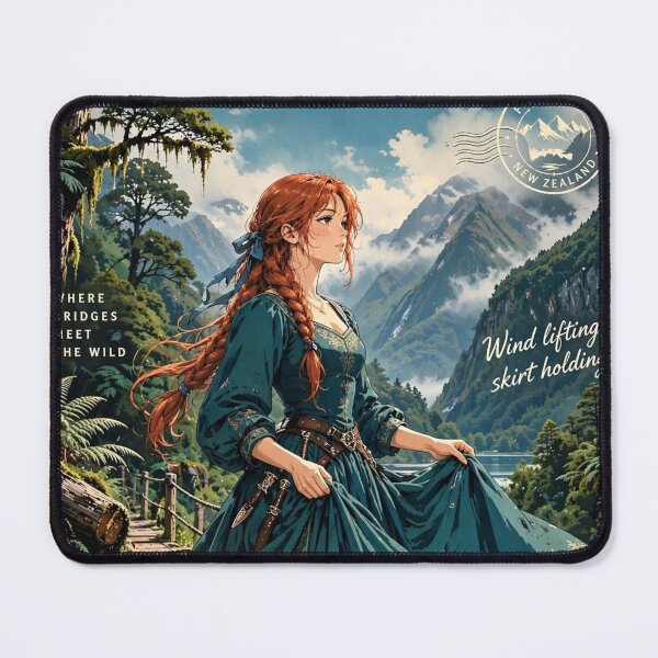 Item preview, New Zealand, Fiordland Forest - Wild Beauty of Fiordland designed and sold by DibujandoPorfa.