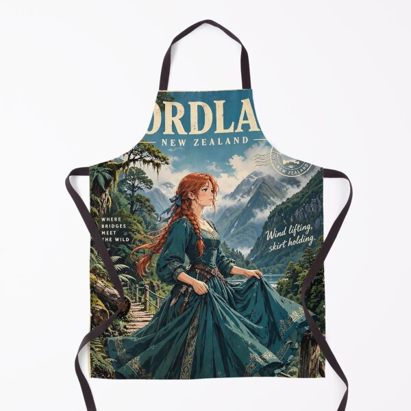 Item preview, New Zealand, Fiordland Forest - Wild Beauty of Fiordland designed and sold by DibujandoPorfa.