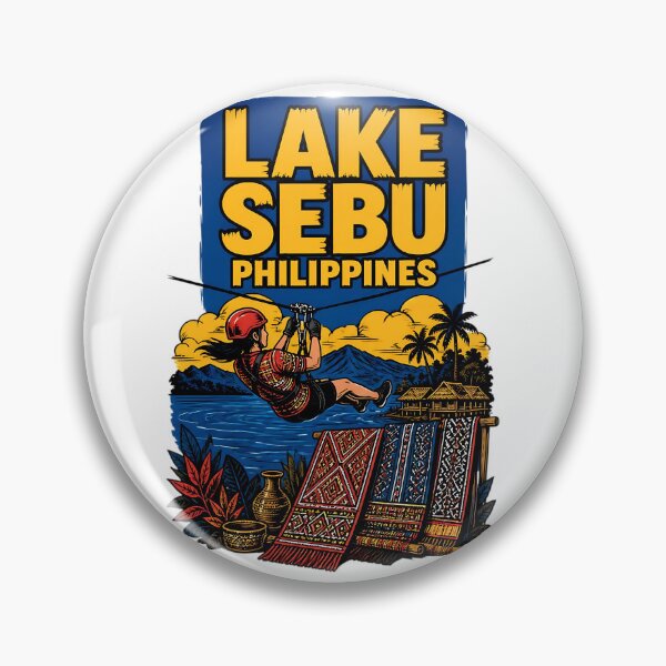 Item preview, Lake Sebu Philippines Vintage Travel Tourism designed and sold by TravelersGems.