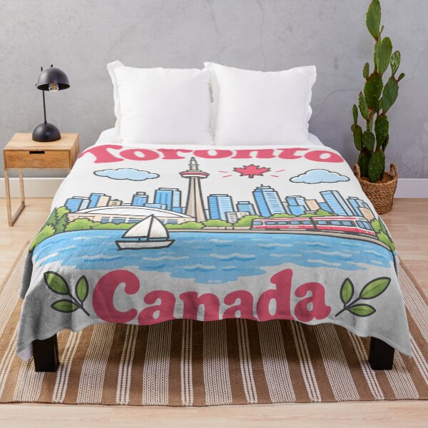 Item preview, Toronto Canada Cute Pink Kawaii City designed and sold by HowToCanadian.