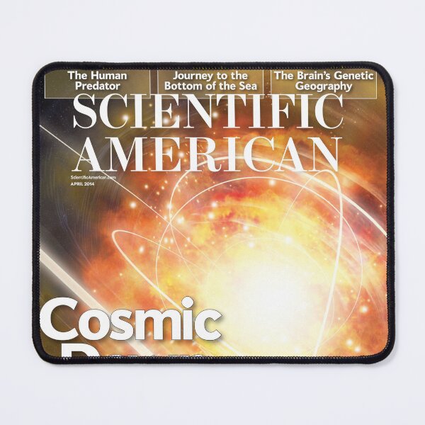 Item preview, Scientific American Magazine Cover Fan Art Original Custom Vintage Science Physics Biology Poster Wall Art Tee Design designed and sold by Cool Robot Bro..