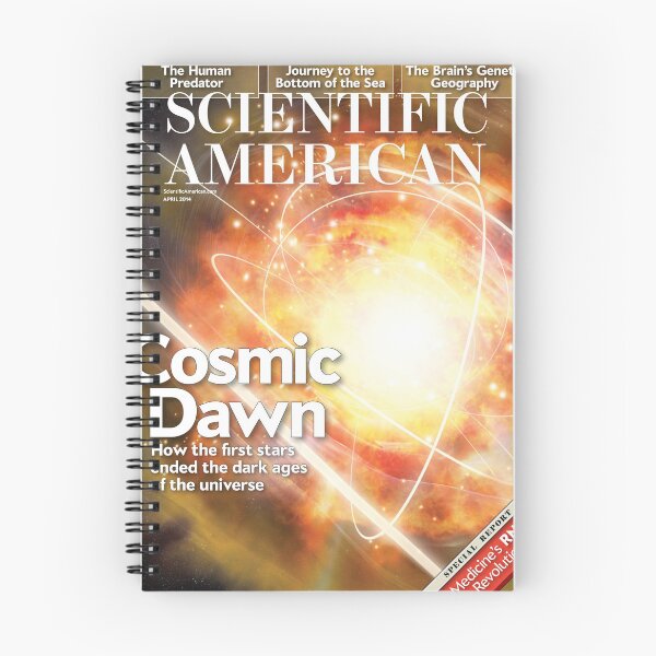 Item preview, Scientific American Magazine Cover Fan Art Original Custom Vintage Science Physics Biology Poster Wall Art Tee Design designed and sold by Cool Robot Bro..