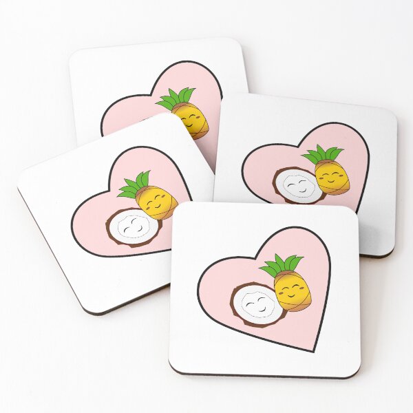 Item preview, Taste Buddies: Coconut and Pineapple designed and sold by HarveyHandcraftsandDesigns.