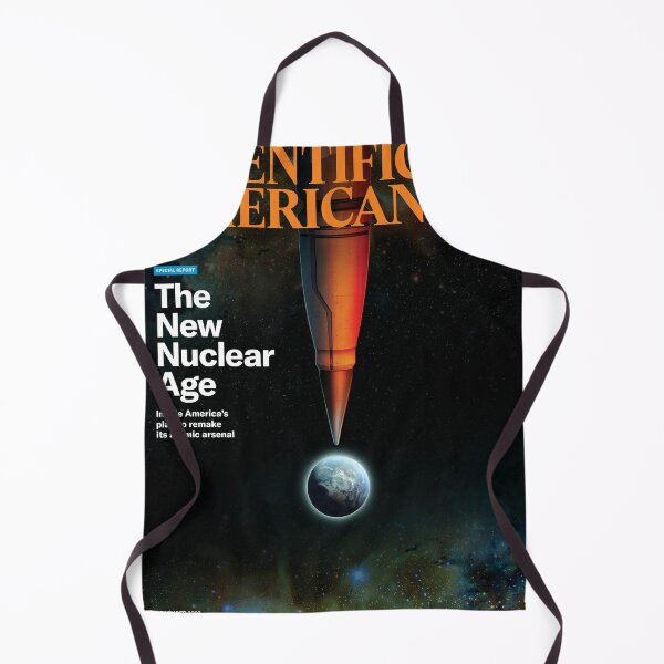 Item preview, Scientific American Magazine Cover Fan Art Original Custom Vintage Science Physics Biology Poster Wall Art Tee Design designed and sold by Cool Robot Bro..