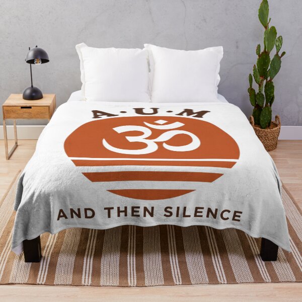 Item preview, Om Symbol Retro 70s Sunset: Aum, and Then Silence designed and sold by Osmose-Studio.