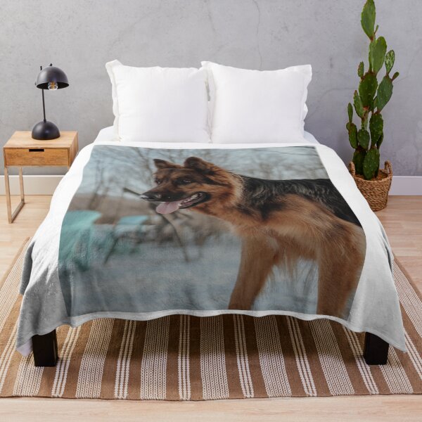 Item preview, Long Haired German Shepherd Winter Portrait designed and sold by VanGaldo.