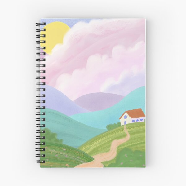 Item preview, Dreamy landscape in pastels designed and sold by CocoRand.