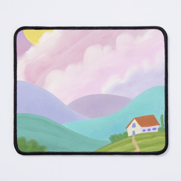 Item preview, Dreamy landscape in pastels designed and sold by CocoRand.