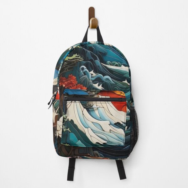 Item preview, Japanese Paper Cut Landscape – Layered Mountain Sunset Art designed and sold by frantuliuss.