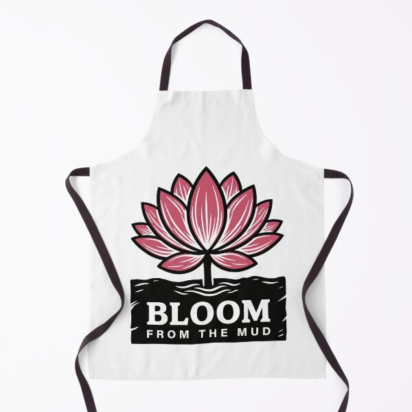 Item preview, Lotus Flower Linocut, Pink Bloom Rising From the Mud designed and sold by Osmose-Studio.
