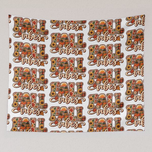 Item preview, Fall Vibes Sunflowers Pumpkins and Autumn Leaves designed and sold by BakersTees.