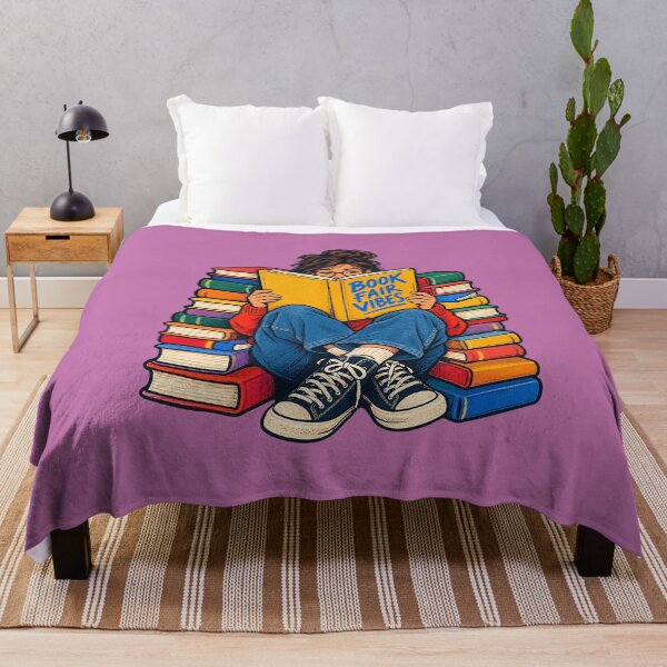 Item preview, Book Fair Vibes – Book Lover Girl Reading. designed and sold by Endless7Art.