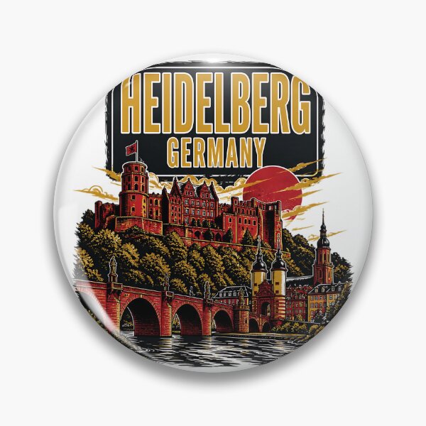 Item preview, Heidelberg Germany Vintage Travel Tourism designed and sold by TravelersGems.