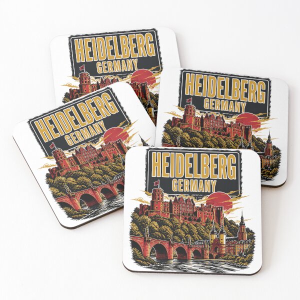 Item preview, Heidelberg Germany Vintage Travel Tourism designed and sold by TravelersGems.