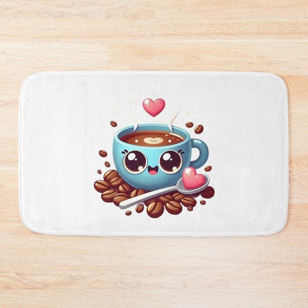 Item preview, Lovable Kawaii Coffee with Love designed and sold by StickyGuys.