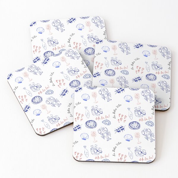 Item preview, La Dolce Vita White Print designed and sold by The Lady Goblin's Goods.