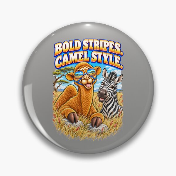 Item preview, Bold Stripes. Camel Style – Funny Camel T-Shirt Animal Graphic Camel T-Shirt designed and sold by Camel & Quirk.