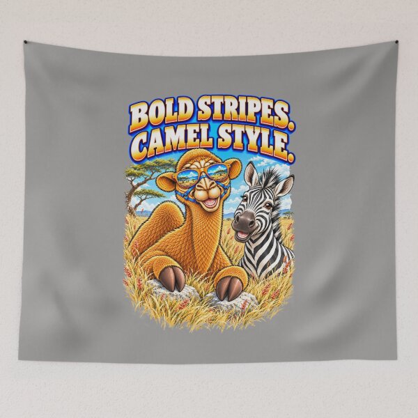 Item preview, Bold Stripes. Camel Style – Funny Camel T-Shirt Animal Graphic Camel T-Shirt designed and sold by Camel & Quirk.