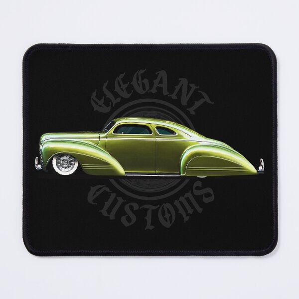 Item preview, 1941 Plymouth coupe with logo Kustom, Hot Rod, Muscle Car designed and sold by Elegant Customs.