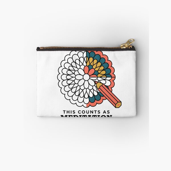 Item preview, Mandala Coloring Humor: This Counts as Meditation designed and sold by Osmose-Studio.