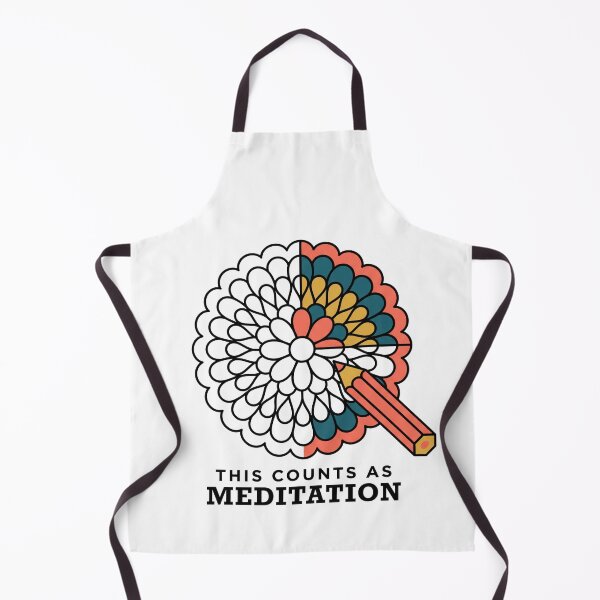 Item preview, Mandala Coloring Humor: This Counts as Meditation designed and sold by Osmose-Studio.