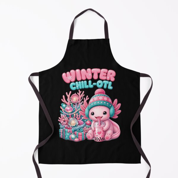 Item preview, Winter Chill-Otl Axolotl Boba Christmas designed and sold by Design Vibras.