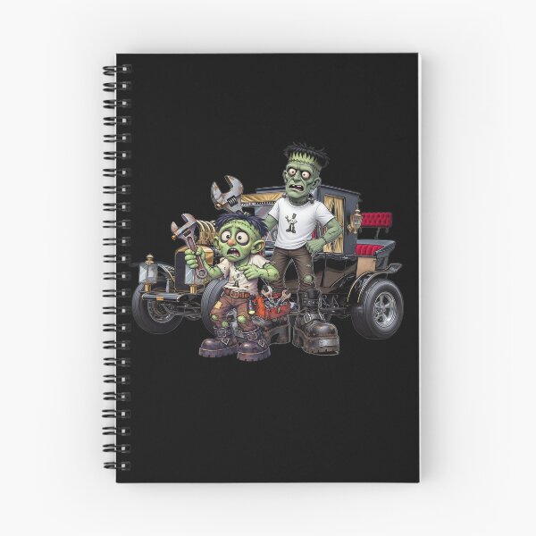 Item preview, Monster Mechanic Frank & Frank Jr. – Monstermobile designed and sold by Classic Chaos Creations.