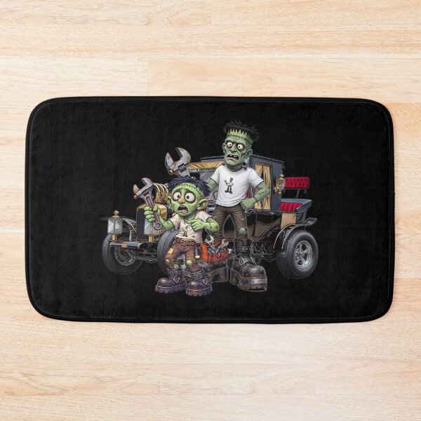 Item preview, Monster Mechanic Frank & Frank Jr. – Monstermobile designed and sold by Classic Chaos Creations.