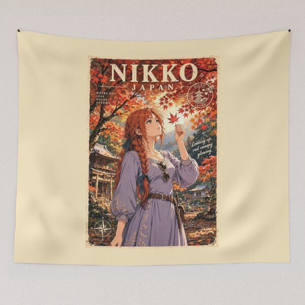 Item preview, Japan, Nikko Autumn Forest - Maple Dreams in Nikko designed and sold by DibujandoPorfa.