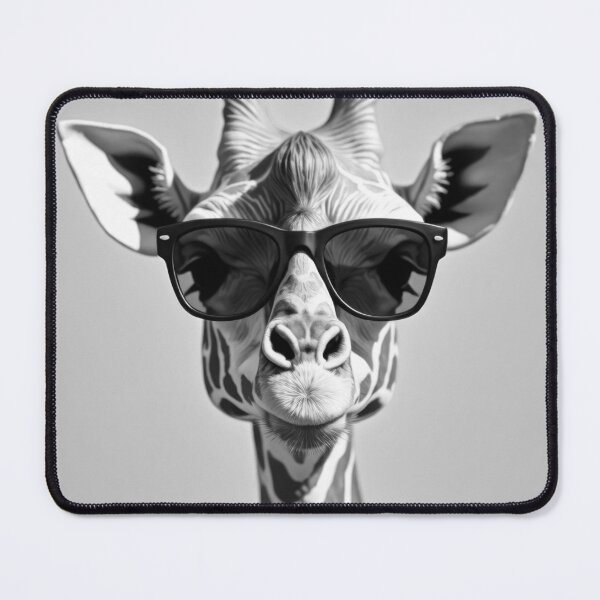 Item preview, Cool B&W Giraffe in Sunglasses designed and sold by VFXguy.