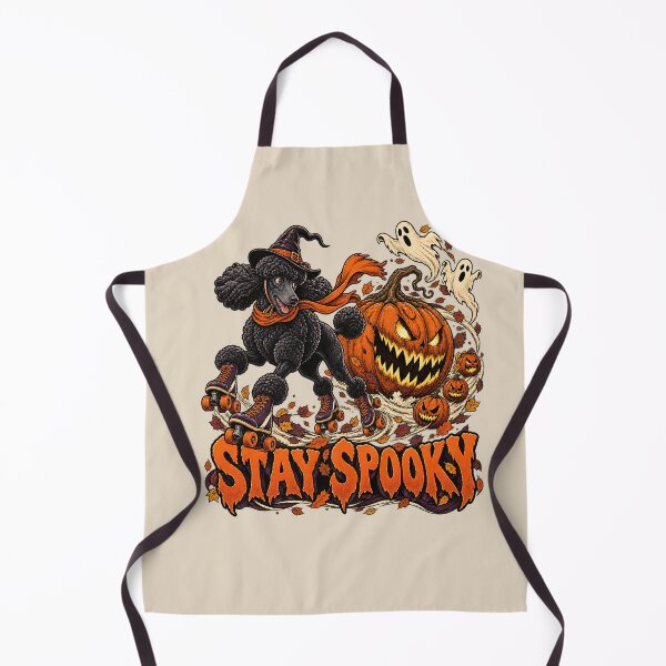 Item preview, Stay Spooky Roller Skating Witch Poodle Dog designed and sold by MythicCotton.