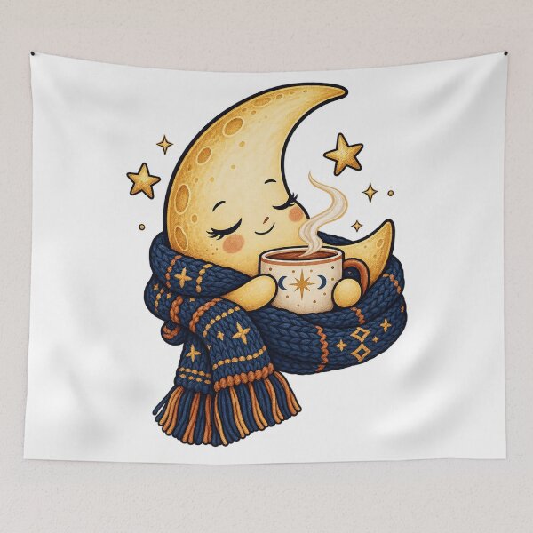 Item preview, Moon Mug – Cozy Crescent Night designed and sold by SAS-Designer.