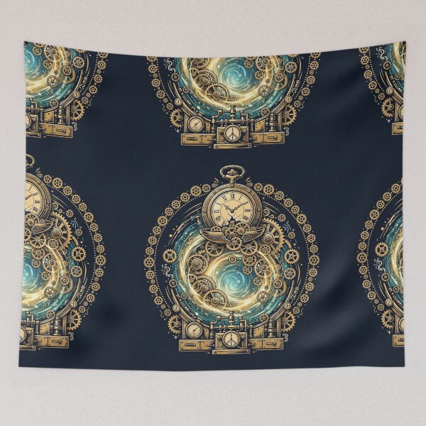 Item preview, Gold Time Tunnel Clock designed and sold by Vasator1585.