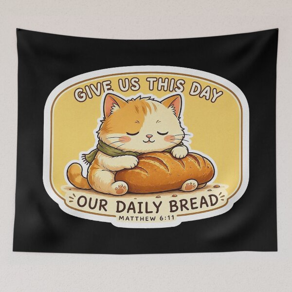 Item preview, Matthew 6:11 Give Us This Day Our Daily Bread designed and sold by plushism.