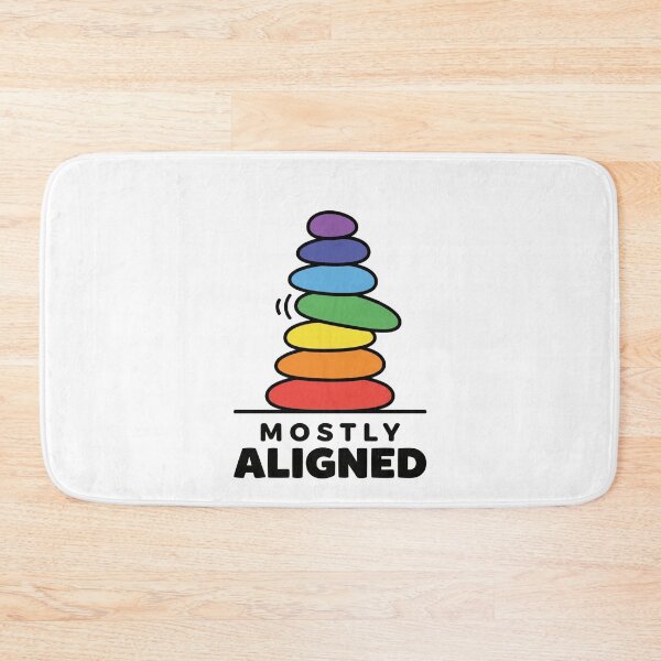 Item preview, Chakra Humor Stone Stacking Cartoon: Mostly Aligned designed and sold by Osmose-Studio.