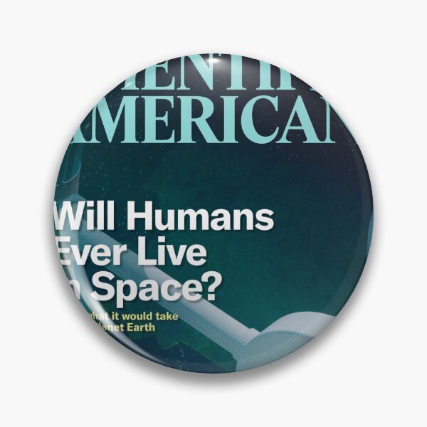 Item preview, Scientific American Magazine Cover Fan Art Original Custom Vintage Science Physics Biology Poster Wall Art Tee Design designed and sold by Cool Robot Bro..