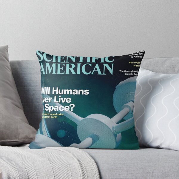 Item preview, Scientific American Magazine Cover Fan Art Original Custom Vintage Science Physics Biology Poster Wall Art Tee Design designed and sold by Cool Robot Bro..