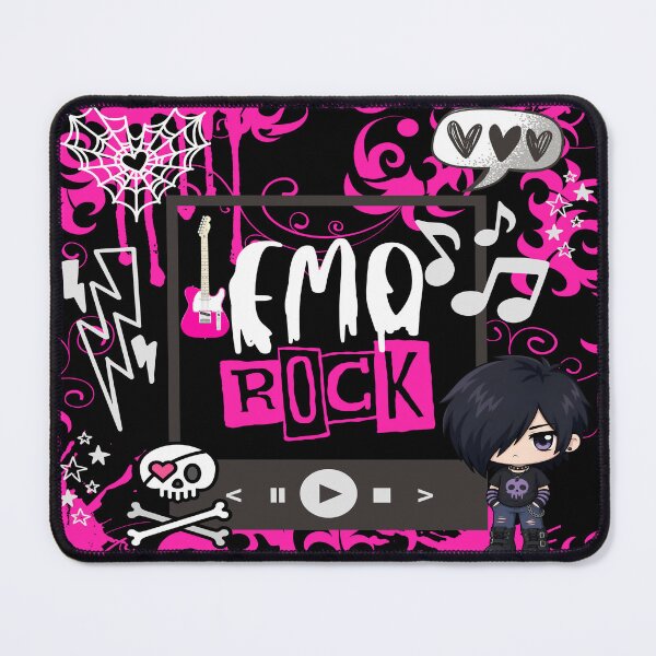 Item preview, Y2K Emo Rock MP3 Player Nostalgia designed and sold by Side By Side Studio.