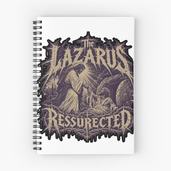 Item preview, The LAZARUS RESSURECTED - Brutal Jesus Death Metal Art designed and sold by Neurospicy Trolls.