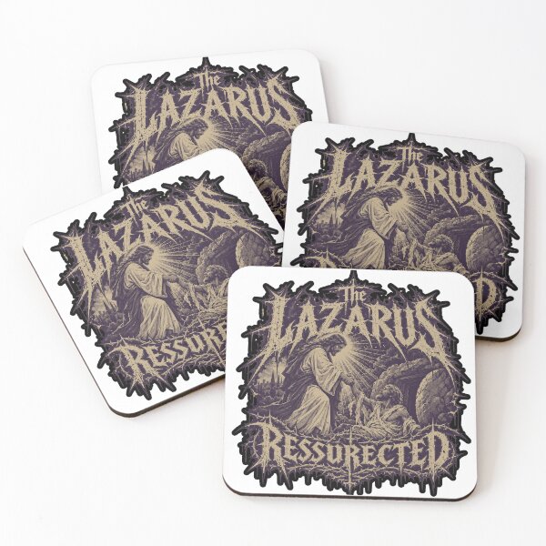 Item preview, The LAZARUS RESSURECTED - Brutal Jesus Death Metal Art designed and sold by Neurospicy Trolls.