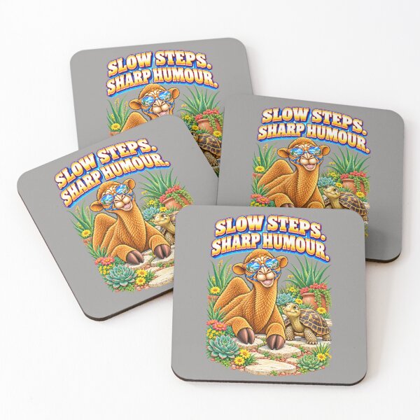 Item preview, Slow Steps. Sharp Humour – Funny Camel T-Shirt Animal Graphic Camel T-Shirt designed and sold by Camel & Quirk.