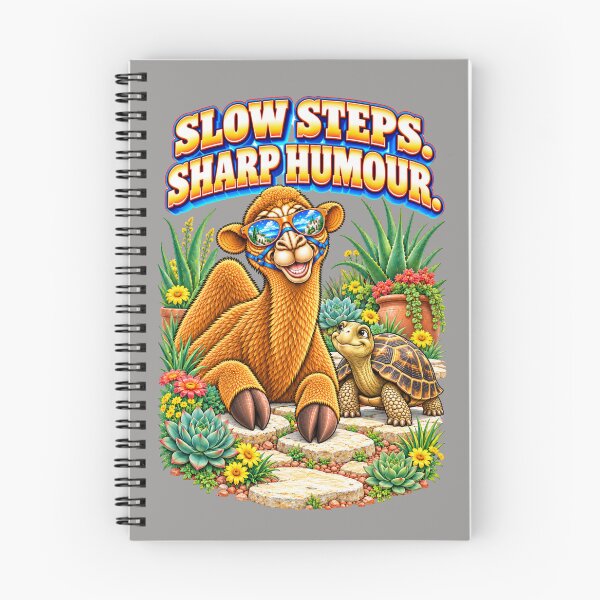 Item preview, Slow Steps. Sharp Humour – Funny Camel T-Shirt Animal Graphic Camel T-Shirt designed and sold by Camel & Quirk.