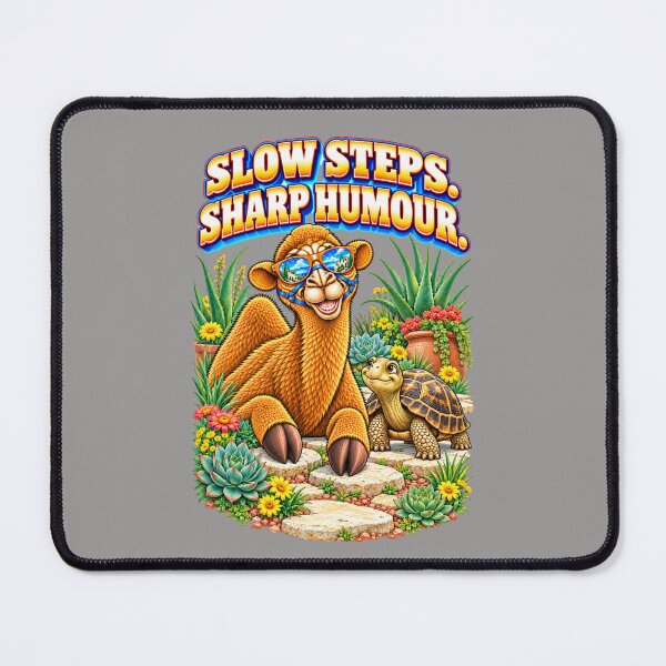 Item preview, Slow Steps. Sharp Humour – Funny Camel T-Shirt Animal Graphic Camel T-Shirt designed and sold by Camel & Quirk.