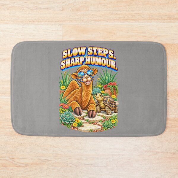 Item preview, Slow Steps. Sharp Humour – Funny Camel T-Shirt Animal Graphic Camel T-Shirt designed and sold by Camel & Quirk.
