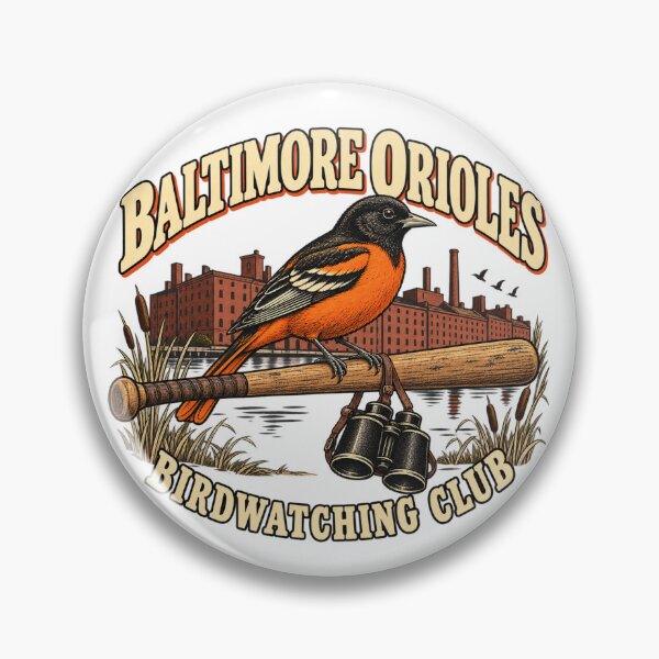 Item preview, Baltimore Orioles Birdwatching Club Retro Graphic designed and sold by Dresut.