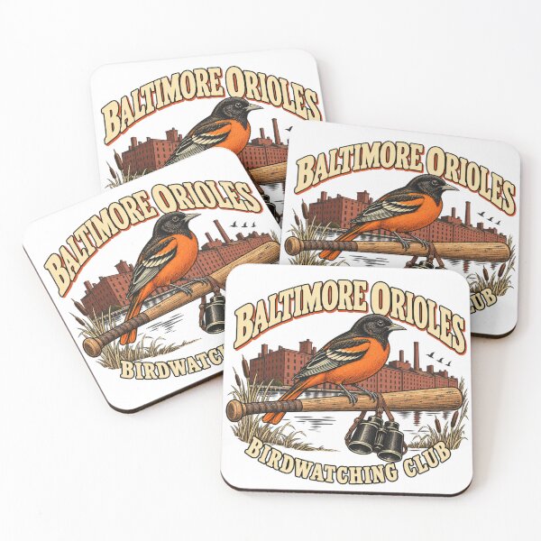 Item preview, Baltimore Orioles Birdwatching Club Retro Graphic designed and sold by Dresut.